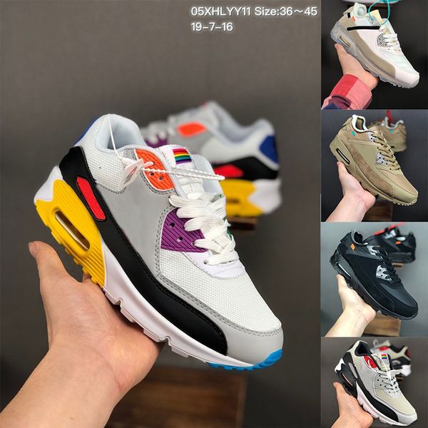 2019 with box mens 90 be ture rainbow running shoes for men designer sneakers colorful 90s beture des chaussures schuhe sports size 36-45
2019 with box mens 90 be ture rainbow running shoes for men designer sneakers colorful 90s beture des chaussures schuhe sports size 36-45