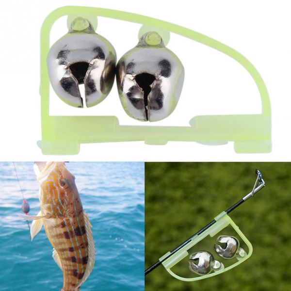 glow in dark fishing alarm clip outdoor twin bells ring fishing rod clamp bells bite clip lure alarm accessories
glow in dark fishing alarm clip outdoor twin bells ring fishing rod clamp bells bite clip lure alarm accessories