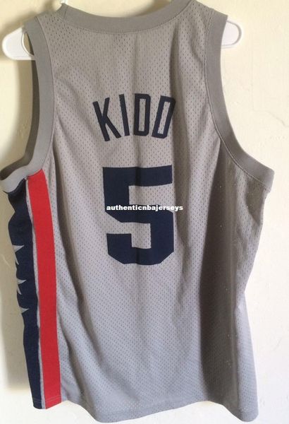 wholesale jason kidd new jersey nk rewind sewn men #5 martin t-shirt vest stitched basketball jerseys ncaa, Black;blue