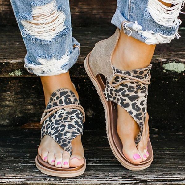 women sandals 2020 summer flat shoes leopard pattern large size rome sandals women's anti-slip selling summer shoes seller, Black
women sandals 2020 summer flat shoes leopard pattern large size rome sandals women's anti-slip selling summer shoes seller, Black