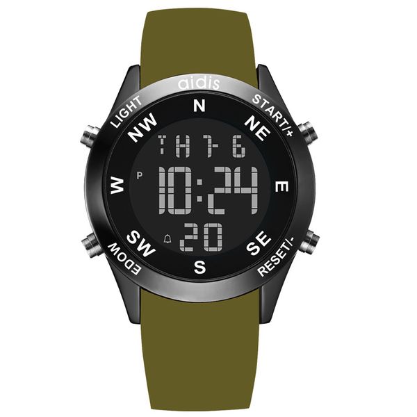 addies men's fashion brand waterproof multi-functiondigital wristwatches silicone led sports relogio masculino, Slivery;brown
addies men's fashion brand waterproof multi-functiondigital wristwatches silicone led sports relogio masculino, Slivery;brown