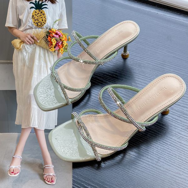 thin heels shoes ladies' slippers glitter slides slipers women heeled mules fashion jelly 2020 high luxury summer pu sexy, Black
thin heels shoes ladies' slippers glitter slides slipers women heeled mules fashion jelly 2020 high luxury summer pu sexy, Black