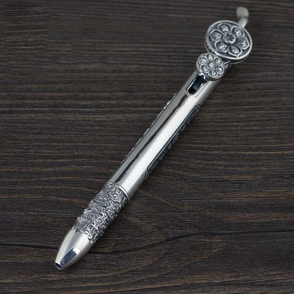 china traditional handmade silver 925 gel pen cloud design carving metal ball pen luxury gift for bussiness school, Blue;orange
china traditional handmade silver 925 gel pen cloud design carving metal ball pen luxury gift for bussiness school, Blue;orange