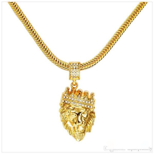 mens hip hop jewelry 18k gold plated fashion bling bling lion head iced out pendant mens necklace gold filled for gift present, Silver
mens hip hop jewelry 18k gold plated fashion bling bling lion head iced out pendant mens necklace gold filled for gift present, Silver