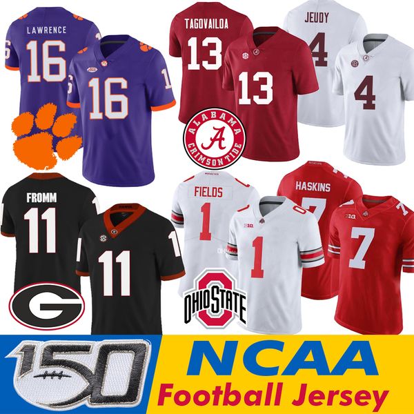 NCAA Ohio State Buckeyes Justin Fields Alabama Crimson Tide Tua Tagovailoa Clemson Tigers Trevor Lawrence Georgia Bulldogs Jake Fromm Jersey
NCAA Ohio State Buckeyes Justin Fields Alabama Crimson Tide Tua Tagovailoa Clemson Tigers Trevor Lawrence Georgia Bulldogs Jake Fromm Jersey