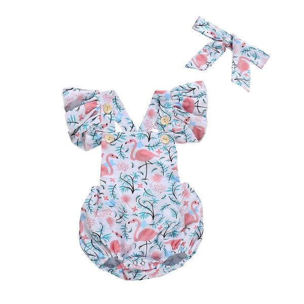 детских romper летнего новорожденного baby girl flamingo рукав romper + оголовье 2pcs нижней одежда new, White
детских romper летнего новорожденного baby girl flamingo рукав romper + оголовье 2pcs нижней одежда new, White