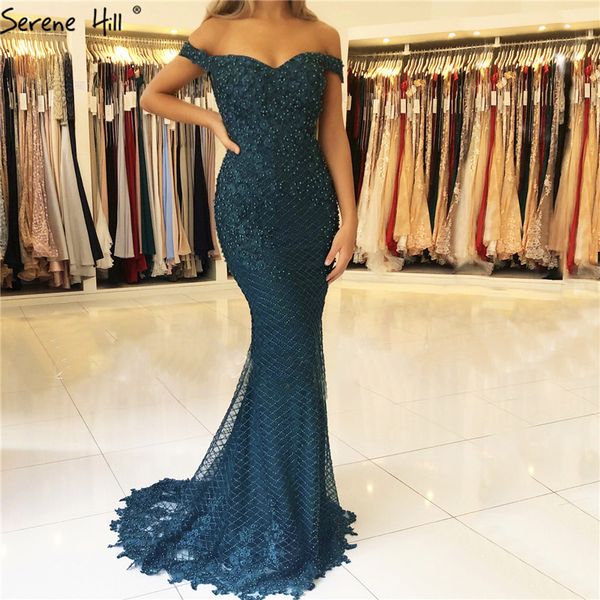 green off shoulder tulle evening dresses 2019 handmade flowers pearls sleeveless evening gowns serene hill la60725, White;black
green off shoulder tulle evening dresses 2019 handmade flowers pearls sleeveless evening gowns serene hill la60725, White;black
