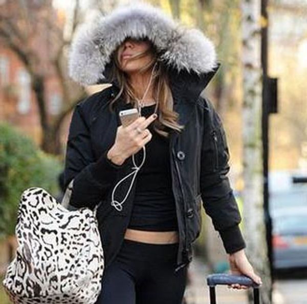 winter down hooded jacket women bomber warm coat bomber female designer real wolf fur outdoor jackets parkas good sale high quality, Black
winter down hooded jacket women bomber warm coat bomber female designer real wolf fur outdoor jackets parkas good sale high quality, Black