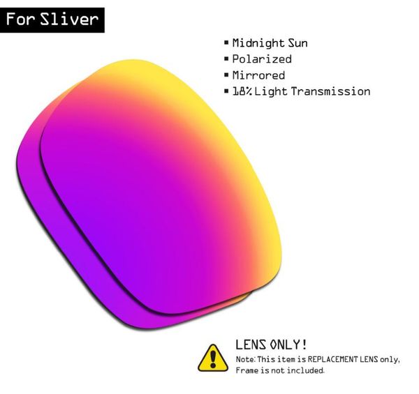 smartvlt polarized sunglasses replacement lenses for sliver - midnight sun
smartvlt polarized sunglasses replacement lenses for sliver - midnight sun
