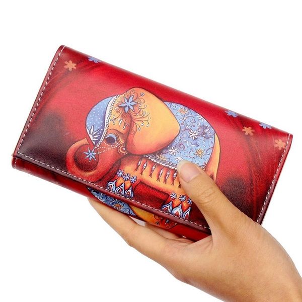 designer wallet purse new 2019 vintage women ladies colorful elephant doodle pattern rectangle wallet purse bag handbag, Red;black
designer wallet purse new 2019 vintage women ladies colorful elephant doodle pattern rectangle wallet purse bag handbag, Red;black