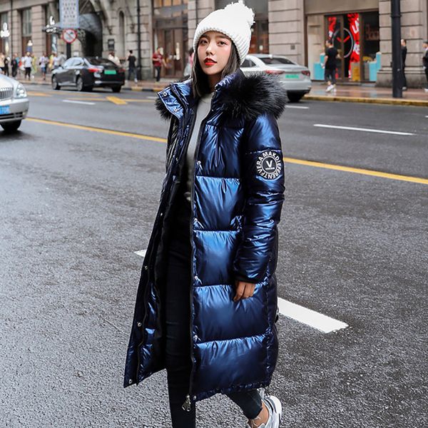winter parka coats glossy jacket women down cotton jackets long hooded thicken patch design fashion loose chaqueta mujer#4, Black
winter parka coats glossy jacket women down cotton jackets long hooded thicken patch design fashion loose chaqueta mujer#4, Black