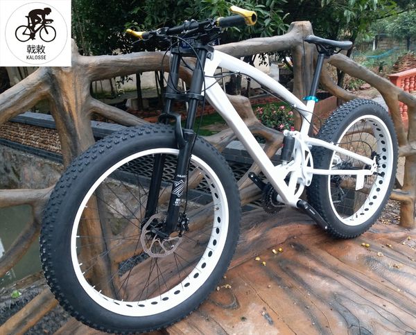 kalosse diy colors 26*4.0 tires 17 inch hydraulic brakes microshift fat bicycle snow bike 27 speed mountain bike
kalosse diy colors 26*4.0 tires 17 inch hydraulic brakes microshift fat bicycle snow bike 27 speed mountain bike