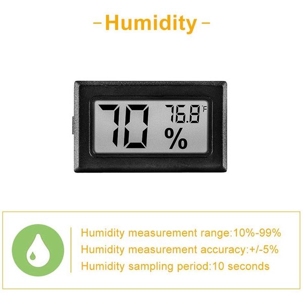 12 pack mini small digital electronic temperature humidity meters gauge indoor thermometer hygrometer lcd display fahrenheit ( household the
12 pack mini small digital electronic temperature humidity meters gauge indoor thermometer hygrometer lcd display fahrenheit ( household the