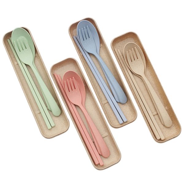 Wheat creative children travel portable tableware gift box student chopsticks fork spoon three-piece suit
Wheat creative children travel portable tableware gift box student chopsticks fork spoon three-piece suit