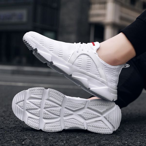 anti-slip men's lace up running shoes lightweight breathable male sneakers simple classic sport training man footwear size 39-47, Black
anti-slip men's lace up running shoes lightweight breathable male sneakers simple classic sport training man footwear size 39-47, Black
