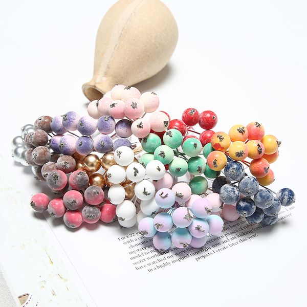 10pcs/lot gradient berry artificial flower pearl stamens for wedding party home decor diy wreath crown scrapbook fake flower
10pcs/lot gradient berry artificial flower pearl stamens for wedding party home decor diy wreath crown scrapbook fake flower