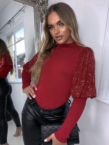 women sequined sweater party new sspring lantern sleeve sweaters blingbling puff sleeve jumper knitted turtleneck pullovers, White;black
women sequined sweater party new sspring lantern sleeve sweaters blingbling puff sleeve jumper knitted turtleneck pullovers, White;black