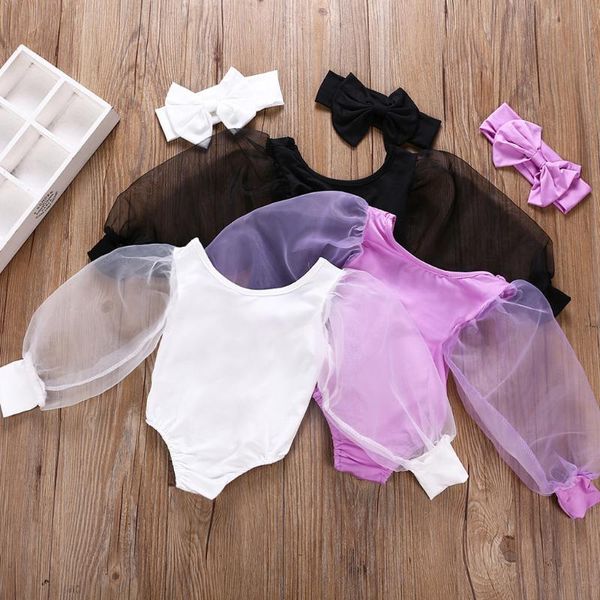 fashion newborn infant baby girls clothes puff sleeve mesh solid colors romper jumpsuit bow headbands party outfits set new, White
fashion newborn infant baby girls clothes puff sleeve mesh solid colors romper jumpsuit bow headbands party outfits set new, White