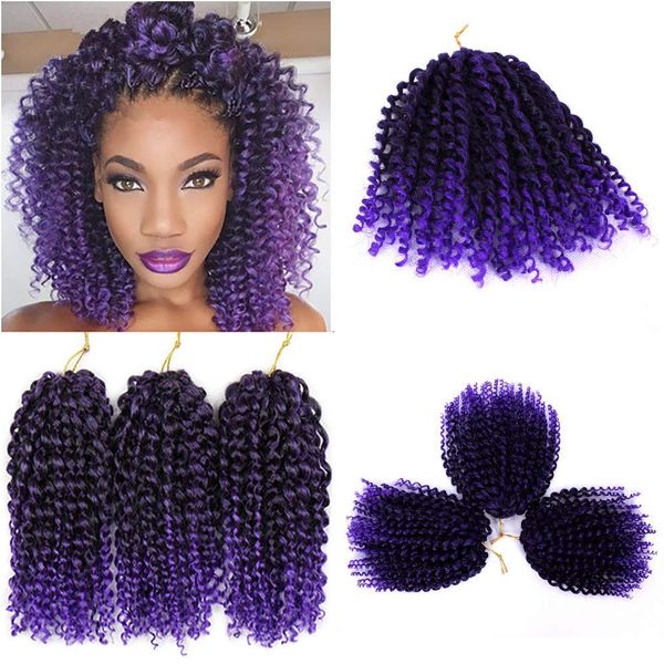 synthetic kinky curly crochet braid hair extensions 3pieces/lot 10 inch ombre wavy bounce hair kinky crochet braiding malibob twist hair, Black
synthetic kinky curly crochet braid hair extensions 3pieces/lot 10 inch ombre wavy bounce hair kinky crochet braiding malibob twist hair, Black