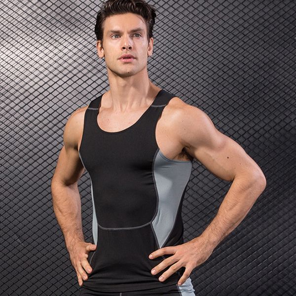 mens sport t shirts gym shirt running vest compression gym men training t-shirt workout clothes tank men bodybuilder, Black;blue
mens sport t shirts gym shirt running vest compression gym men training t-shirt workout clothes tank men bodybuilder, Black;blue