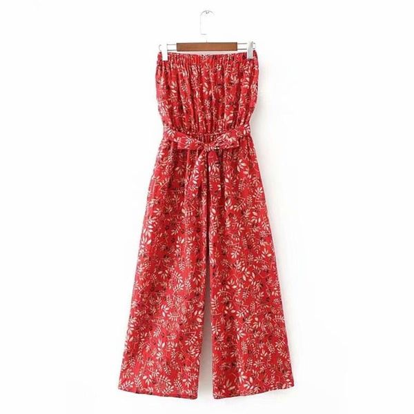 2020 spring women's new word shoulder new long jumpsuit fashion printing vacation style belted pants slim jumpsuit, Black;white
2020 spring women's new word shoulder new long jumpsuit fashion printing vacation style belted pants slim jumpsuit, Black;white