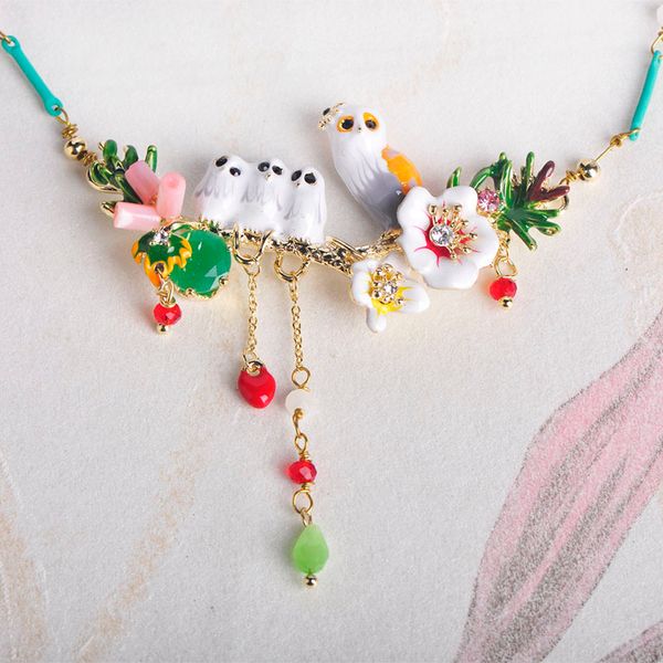 blucome colorful flower birds shape enamel shell choker necklace small beads jewelry for women girl dresses party accessories, Silver
blucome colorful flower birds shape enamel shell choker necklace small beads jewelry for women girl dresses party accessories, Silver