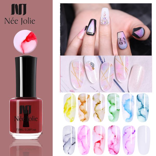 nee jolie 7.5ml watercolor nail ink blossom nail polish red purple black white art varnish diy decoration design
nee jolie 7.5ml watercolor nail ink blossom nail polish red purple black white art varnish diy decoration design