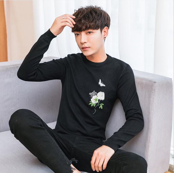 the latest designr spring sweater for men fashion cotton solid color casual sweater 4 styles, White;black
the latest designr spring sweater for men fashion cotton solid color casual sweater 4 styles, White;black