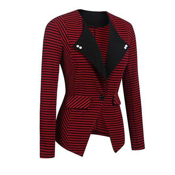 women's coat casual slim fit cardigan office ladies coat striped lapel long sleeve pocket, White;black
women's coat casual slim fit cardigan office ladies coat striped lapel long sleeve pocket, White;black