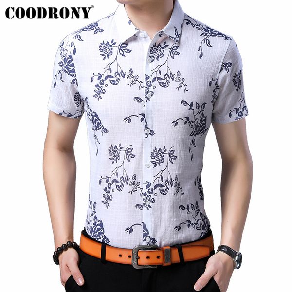 coodrony brand men shirt business casual shirts 2019 summer cool streetwear floral slim fit short sleeve cotton shirt men s96052, White;black
coodrony brand men shirt business casual shirts 2019 summer cool streetwear floral slim fit short sleeve cotton shirt men s96052, White;black