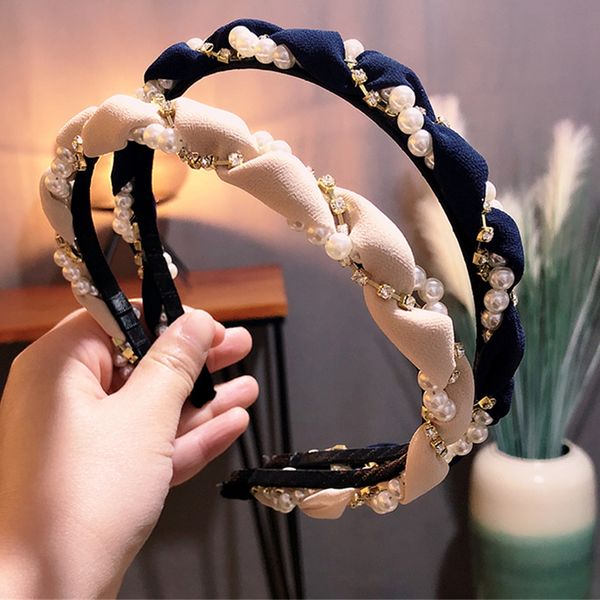 haimeikang navy blue pearly headband women girls pink black hairband imitation round diamond hair accessories princess hair hoop
haimeikang navy blue pearly headband women girls pink black hairband imitation round diamond hair accessories princess hair hoop