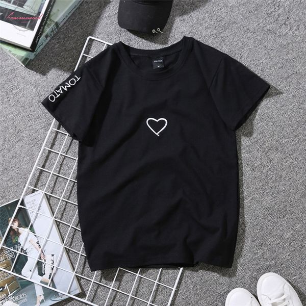women love heart letter print t shirts couples lovers embroidery shirt for girl casual comfortable soft white tshirt
women love heart letter print t shirts couples lovers embroidery shirt for girl casual comfortable soft white tshirt