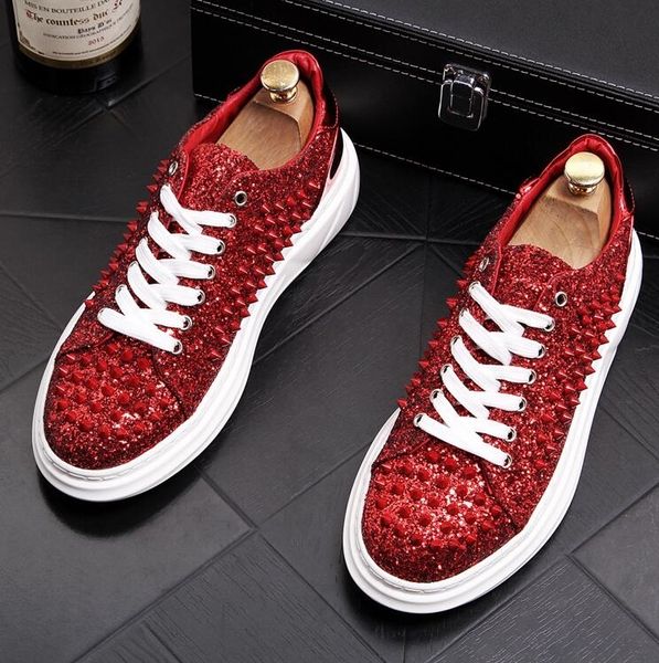 new spring fashion men s sequins rivet casual shoes fashion round to man trending leisure high shoes da016
new spring fashion men s sequins rivet casual shoes fashion round to man trending leisure high shoes da016