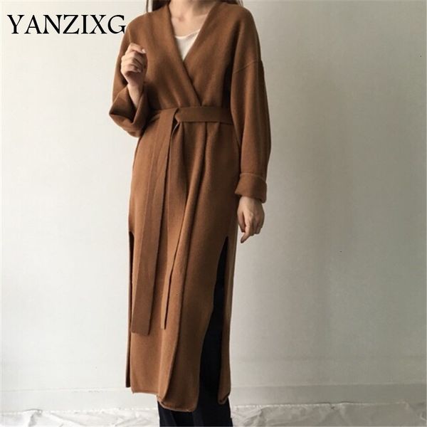 lazy style urban leisure time sweater cardigan 2019 loose overknee chalaza knitting open stitch v-neck woman l286, White
lazy style urban leisure time sweater cardigan 2019 loose overknee chalaza knitting open stitch v-neck woman l286, White