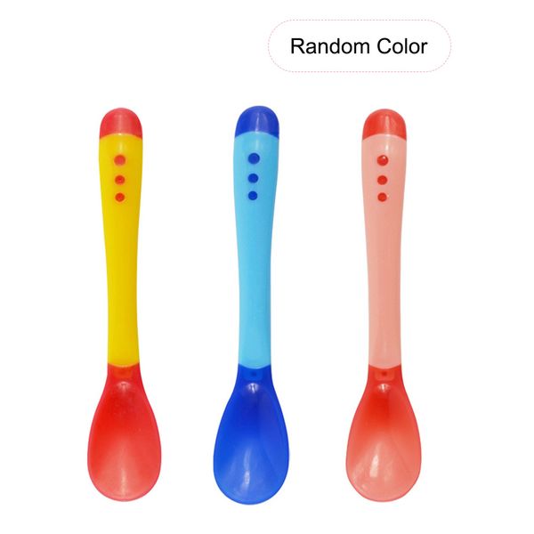 2 pcs newborn infant baby spoon tableware safety temperature sensing baby feeding spoon flatware random color fork flatware
2 pcs newborn infant baby spoon tableware safety temperature sensing baby feeding spoon flatware random color fork flatware