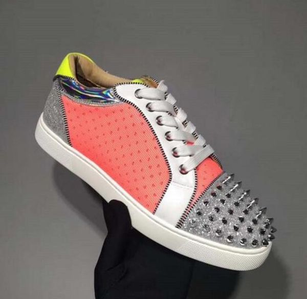 ac spikes orlato mesh soft red bottom sneakers flat,famous designer platform breathable red sole casual walking with box, Black
ac spikes orlato mesh soft red bottom sneakers flat,famous designer platform breathable red sole casual walking with box, Black