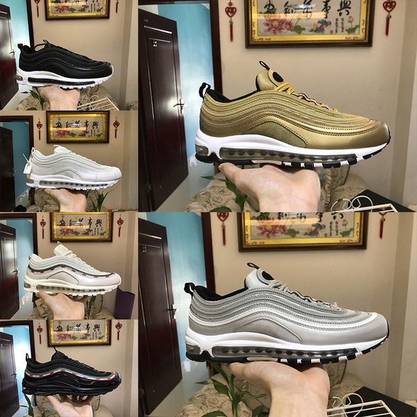 2018 air undefeated 97 ultra running shoes silver bullet gold white 97s men women casual maxes trainers designer sports sneakers chaussures
2018 air undefeated 97 ultra running shoes silver bullet gold white 97s men women casual maxes trainers designer sports sneakers chaussures