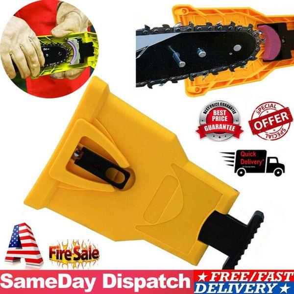 

party favor chainsaw teeth sharpener powersharp bar-mount saw chain sharpening system tools household