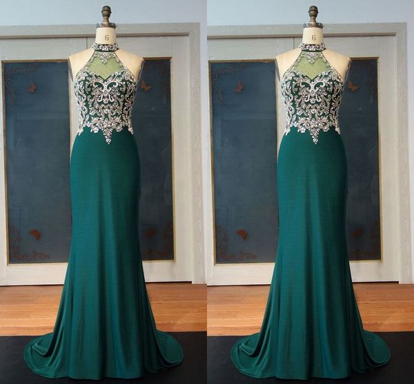 amazing teal high neck prom party dresses rhinestones crystal sheath homecoming evening formal pageant dress custom made, Black
amazing teal high neck prom party dresses rhinestones crystal sheath homecoming evening formal pageant dress custom made, Black
