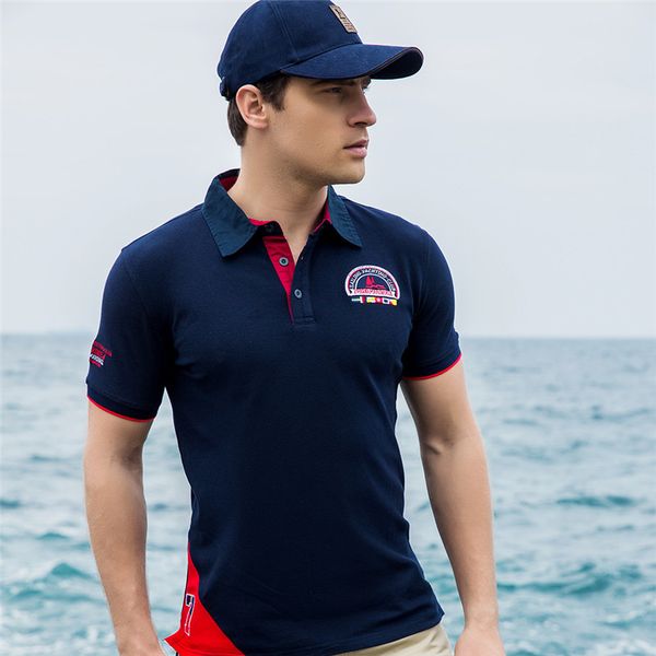 Designer Embroidery Man Polo Lapel Neck And Breathable Fashion Summer Cloth European And American Style Casual Clot