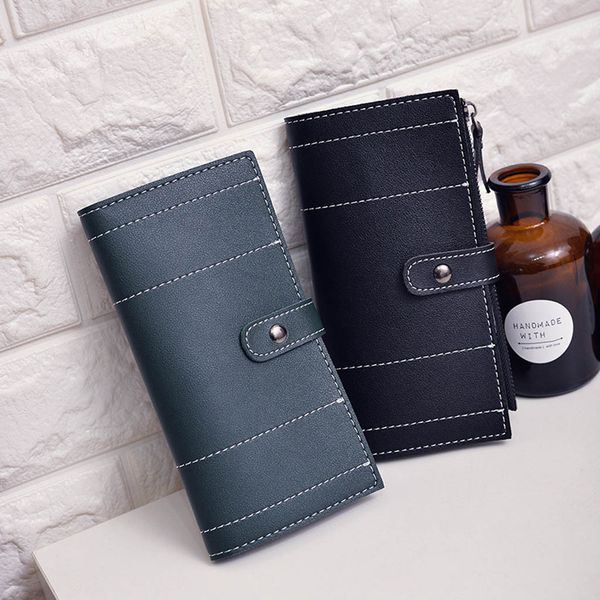 woman wallet fashion leather retro long stripe coin card holders portfel damski billetera mujer porte monnaie femme 2019, Red;black
woman wallet fashion leather retro long stripe coin card holders portfel damski billetera mujer porte monnaie femme 2019, Red;black