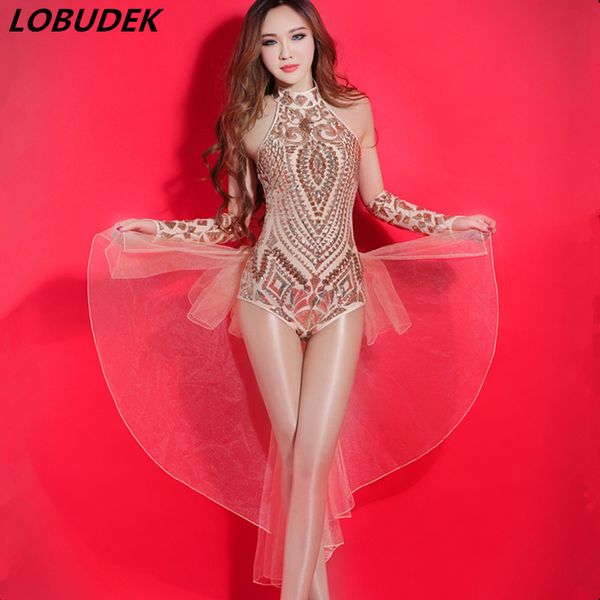 bar nightclub dance clothes gold sequins bodysuit dj sequined bodysuit women stage outfit singer dancer performance costume, Black;red
bar nightclub dance clothes gold sequins bodysuit dj sequined bodysuit women stage outfit singer dancer performance costume, Black;red