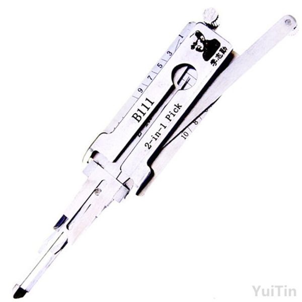 Original Lishi 2 in 1 B111 2 In 1 lock pick and decoder genuine !used for GMC Hummer
Original Lishi 2 in 1 B111 2 In 1 lock pick and decoder genuine !used for GMC Hummer