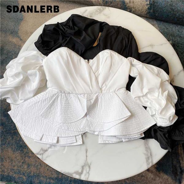 blouse for women 2020 spring summer style small woman tube puff sleeve shirt crop party shirts blouses, White
blouse for women 2020 spring summer style small woman tube puff sleeve shirt crop party shirts blouses, White