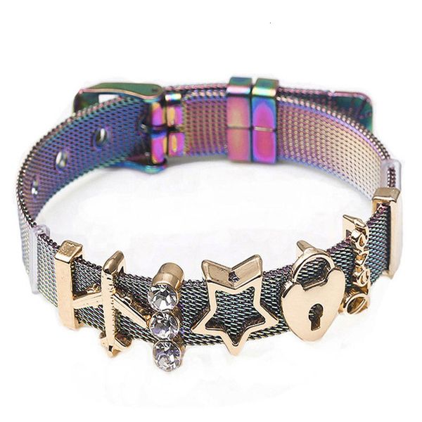 keeper stainless steel reticular bracelet diy cartoon animals lovers bracelet, Golden;silver
keeper stainless steel reticular bracelet diy cartoon animals lovers bracelet, Golden;silver