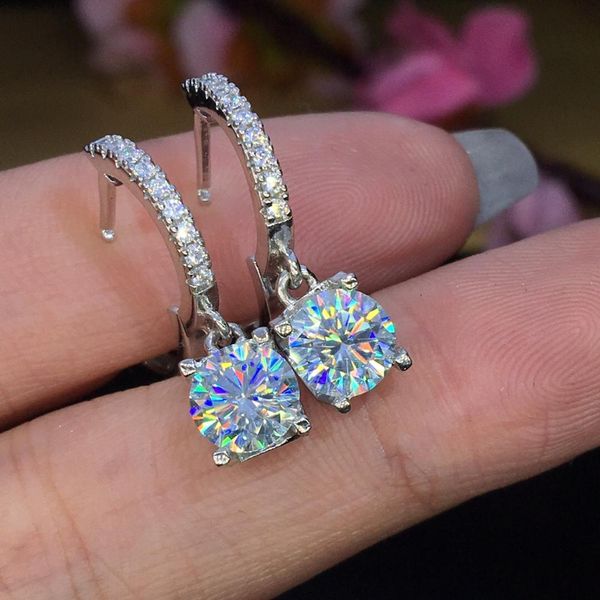 poetry of jew store round moissanite cut total 2.00ct diamond test passed moissanite silver earrings jewelry girlfriend gift, Golden;silver
poetry of jew store round moissanite cut total 2.00ct diamond test passed moissanite silver earrings jewelry girlfriend gift, Golden;silver