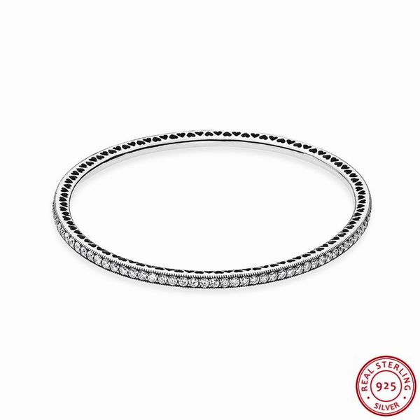 popular 925 sterling silver twinkling forever bangles bracelets for women jewelry clear cz milgrain detail cut-out hearts flb016, Golden;silver
popular 925 sterling silver twinkling forever bangles bracelets for women jewelry clear cz milgrain detail cut-out hearts flb016, Golden;silver