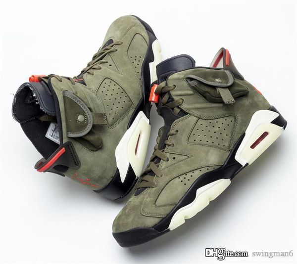new authentic travis scott x air 6 cactus jack medium olive glow in the dark army green suede 3m basketball shoes cn1084-200 with box
new authentic travis scott x air 6 cactus jack medium olive glow in the dark army green suede 3m basketball shoes cn1084-200 with box