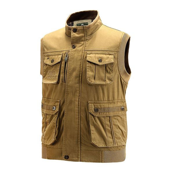 2019 vest for men vest pure cotton multi-functional multi-pocket men's chalecos para hombre gilet homme 6xl 7xl, Black;white
2019 vest for men vest pure cotton multi-functional multi-pocket men's chalecos para hombre gilet homme 6xl 7xl, Black;white