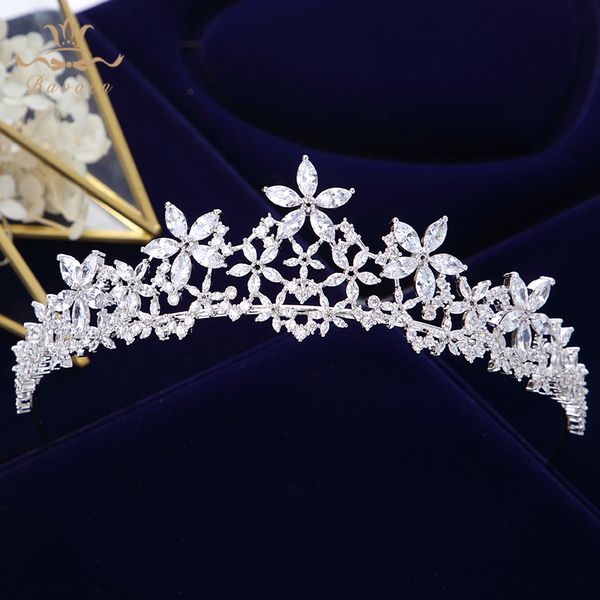 bavoen european brides crown zircon stars tiara crystal headpieces evening hair accessories, Golden;white
bavoen european brides crown zircon stars tiara crystal headpieces evening hair accessories, Golden;white